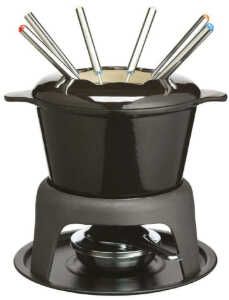 Kitchen Craft Master Class Emailliertes Fondue-Set, schwarz für 29,64€ statt 56,57€ Kitchen Craft Master Class Emailliertes Fondue Set, schwarz für 29,64€ statt 56,57€