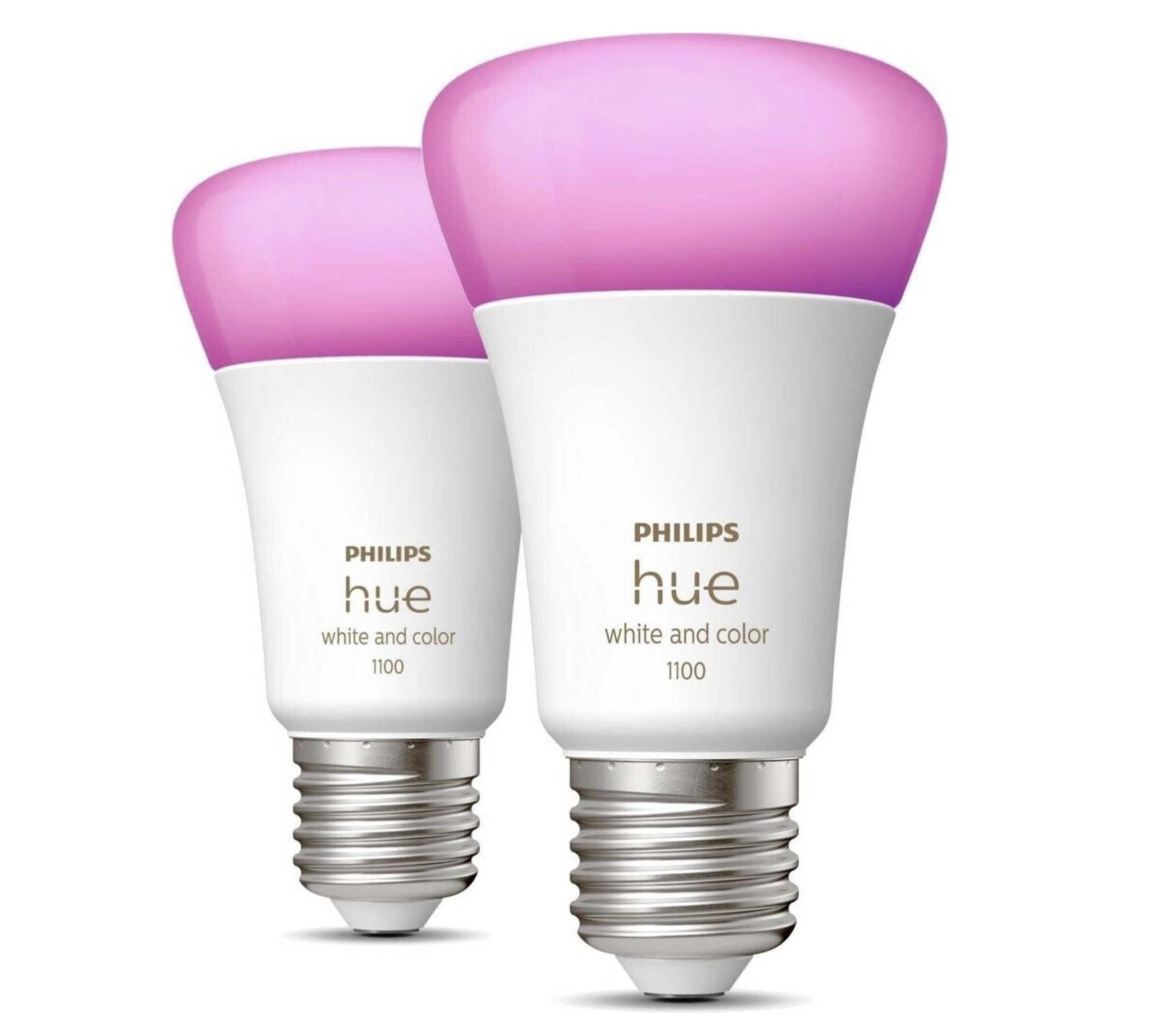 2x Philips Hue White & Color Ambiance (9290024688) E27 ab 49,99€ statt 63,98€