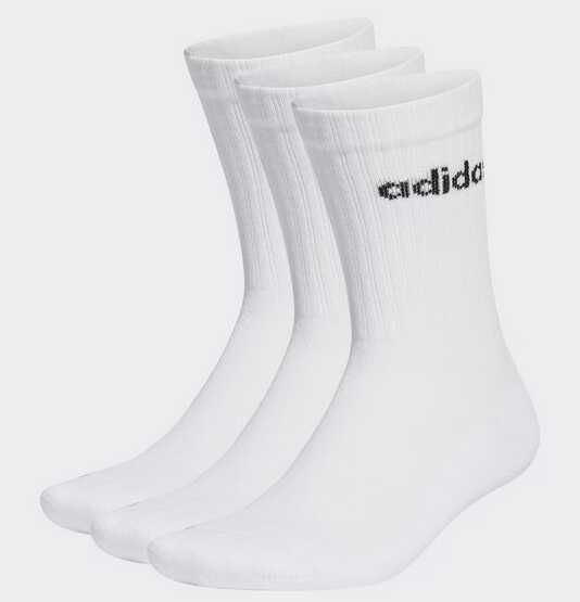 [Prime] adidas Unisex Linear Crew Cushioned Socken, 3 Paar
