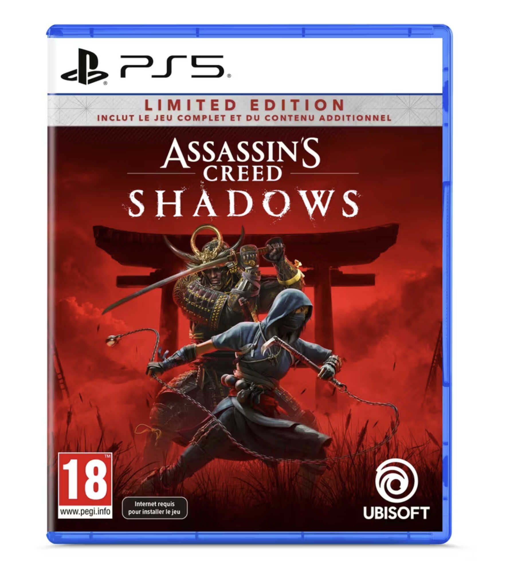 Assassin's Creed Shadows Limited Edition (PS5) für 28,85€ statt 38,94€ Assassins Creed Shadows Limited Edition (PS5) für 28,85€ statt 38,94€