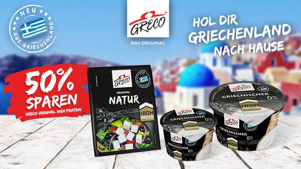 50% Cashback GRECO High Protein