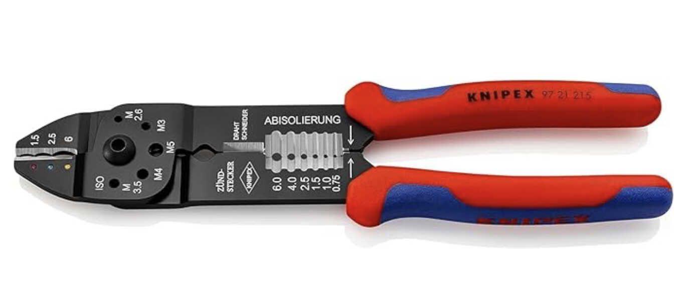 KNIPEX Crimpzange, 0, 5 6, 0 mm², mit F Crimp, Presszange für 17,63€ statt 21,60€