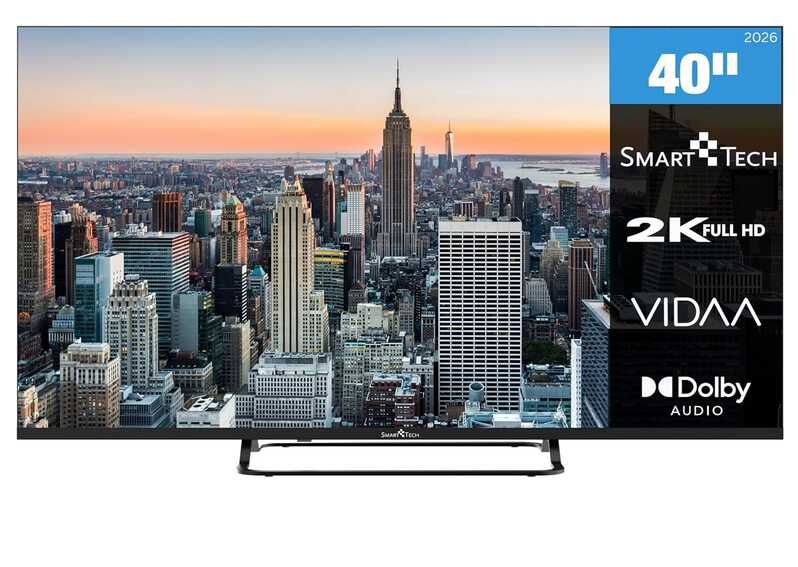 Smart Tech 40FV02V Fernseher 40 Zoll Smart TV - 159,99€ statt 189,99€ Smart Tech 40FV02V Fernseher 40 Zoll Smart TV 159,99€ statt 189,99€