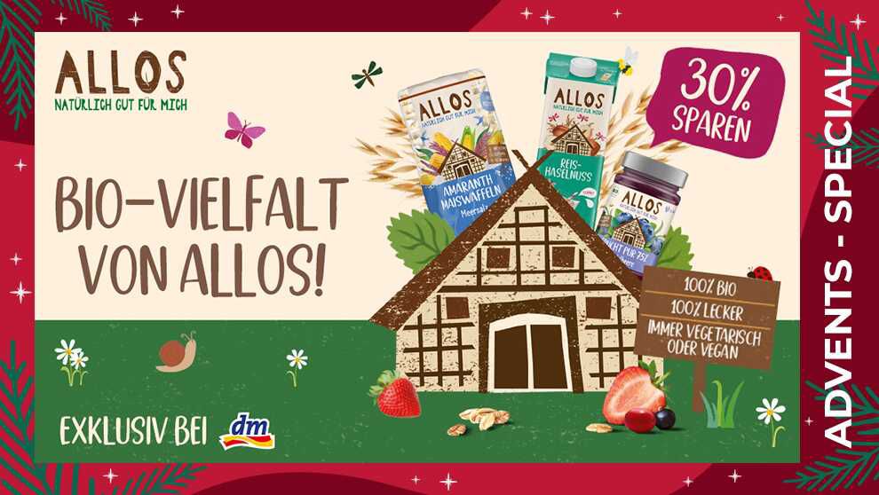 30% Cashback Allos Sortiment
