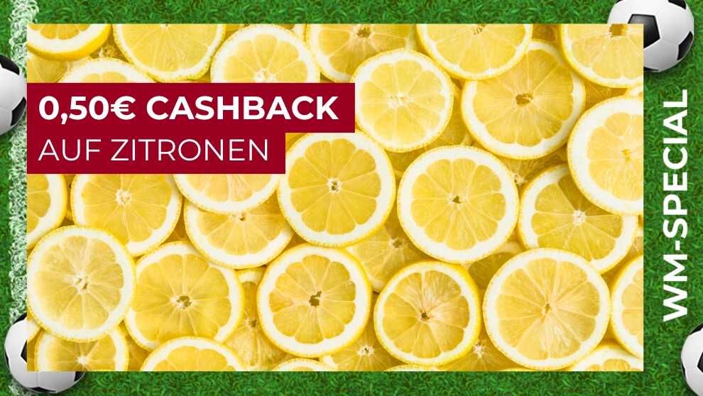 0,50€ Cashback Zitronen