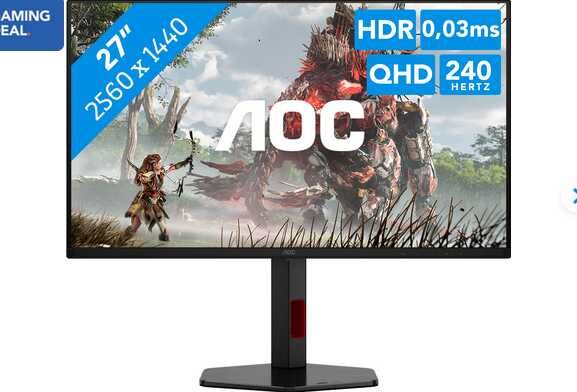 AOC Q27G4ZDR, QD-OLED 26,5 Zoll QHD Gaming Monitor 369€ statt 399,99€ AOC Q27G4ZDR, QD OLED 26,5 Zoll QHD Gaming Monitor 369€ statt 399,99€