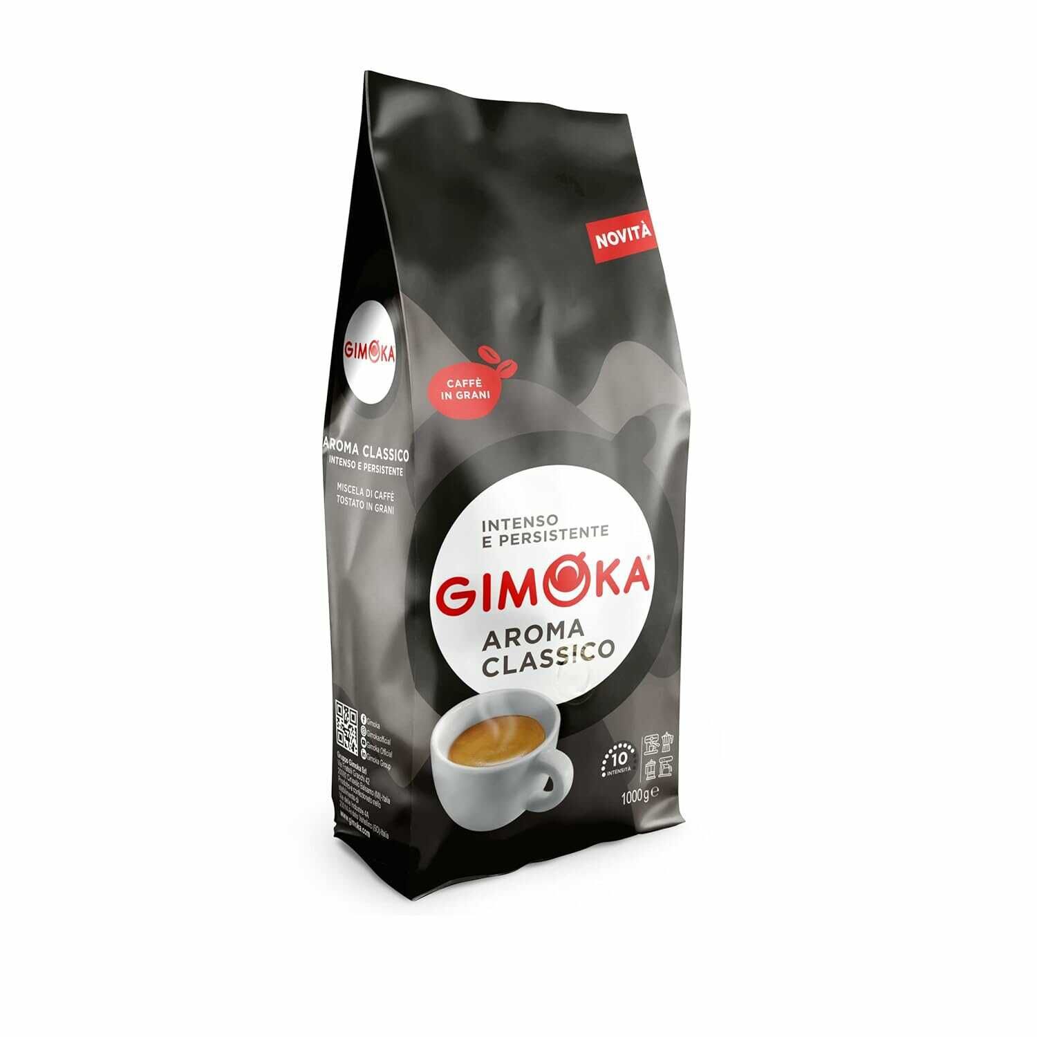 Gimoka – 1kg Kaffee Aroma Classico   Ganze Bohnen 10,70€ statt 18,69€