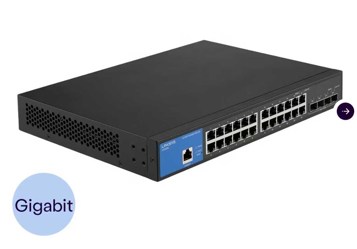 Linksys Gigabit-Ethernet-Switch 24 Ports managed - 75,90€ statt 105,39€ Linksys Gigabit Ethernet Switch 24 Ports managed 75,90€ statt 105,39€