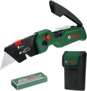 Bosch Klappmesser Set Premium inkl. 13 Trapezklingen aus SK5 Stahl für 14,89€ statt 19,80€