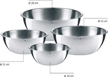 WMF Gourmet Küchenschüssel‑Set 4‑teilig für 29,99€ statt 33,28€ WMF Gourmet Küchenschüssel‑Set 4‑teilig für 29,99€ statt 33,28€
