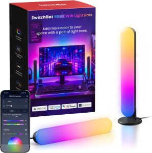SwitchBot RGBICWW Lightbar, Smarte TV Hintergrundbeleuchtung für 39,99€ statt 55,99€