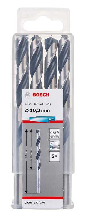 [Prime] Bosch Professional 10 Stück HSS Spiralbohrer PointTeQ (für Metall)   4,29€ statt 16,02€