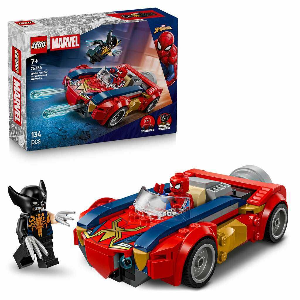 LEGO Spider Man Auto vs. venomisierter Wolverine (76336) für 11,99 Euro [Amazon Prime/Müller Filialabholung]