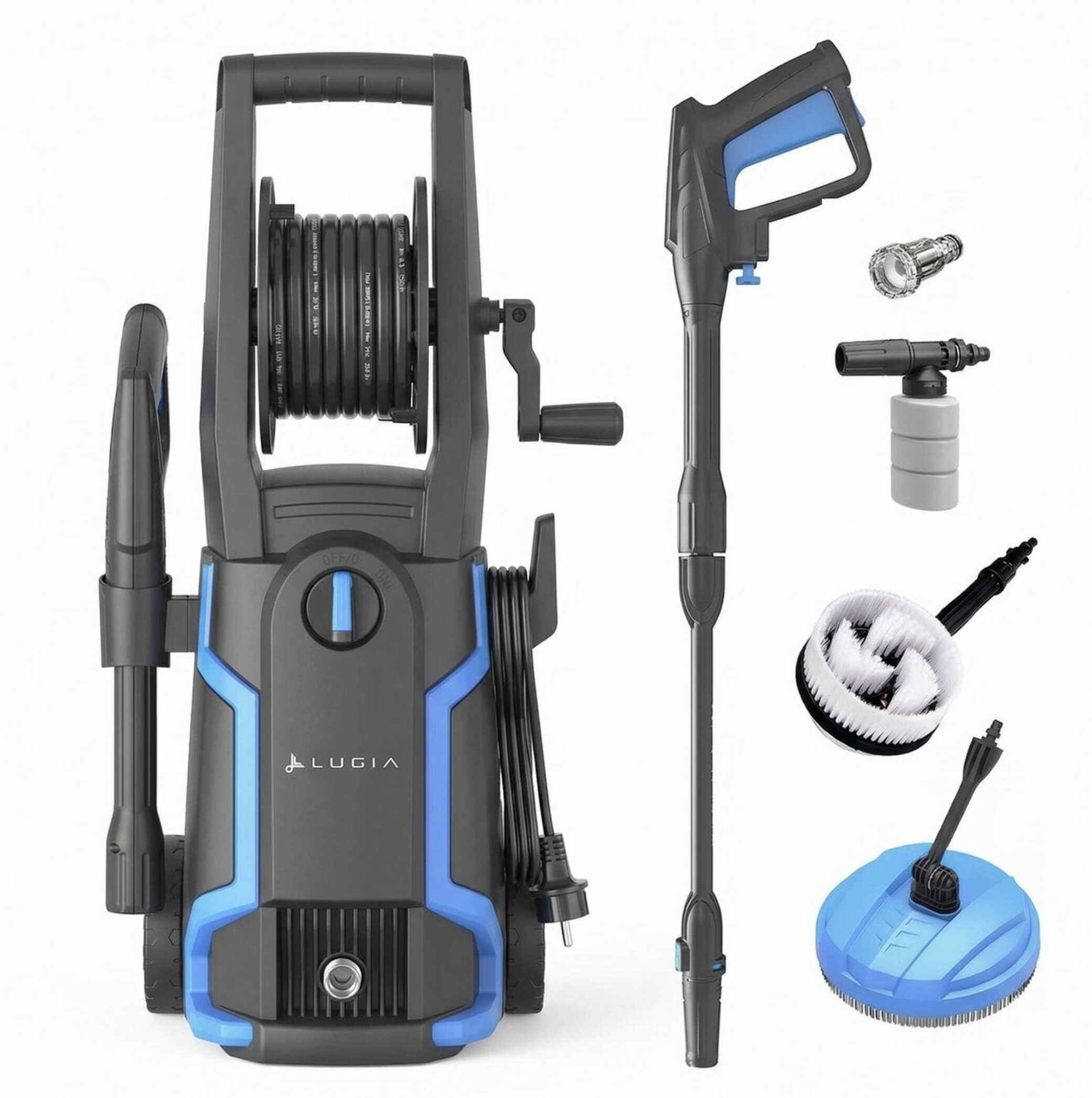 Lugia Hochdruckreiniger (2026) – 135 Bar – 1600 W Hochdrucksprüher für 73,99€ statt 99,95€