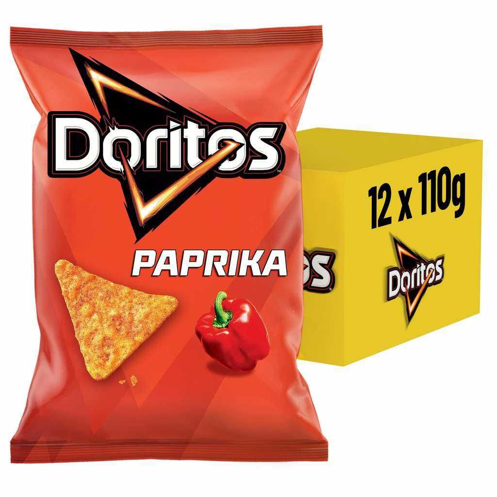 Amazon: 12mal Doritos Paprika oder BBQ Style für 13,99€ (Sparabo 13,29€)