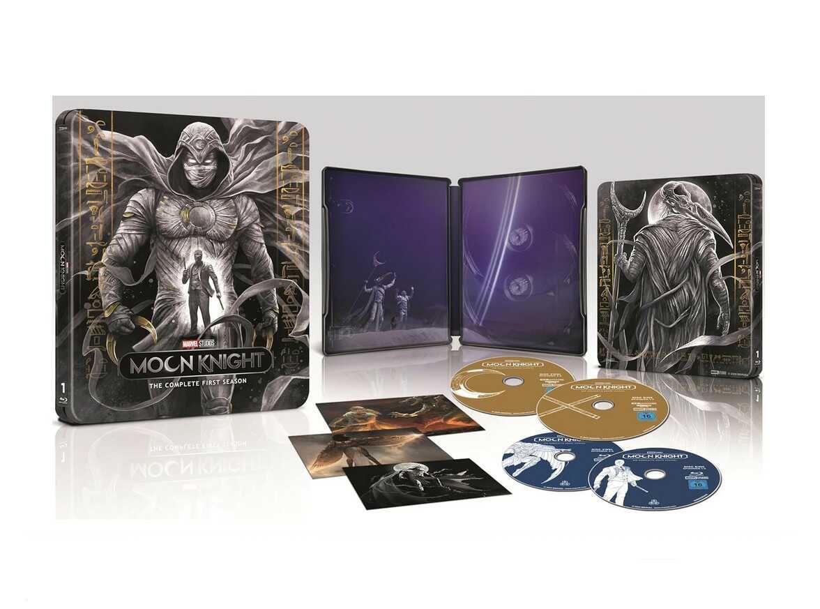 MARVEL STUDIOS   Moon Knight   Die komplette 1. Staffel (Limited Steelbook Edition) (4K UHD + Blu ray) für 47,97€ statt 59,56€