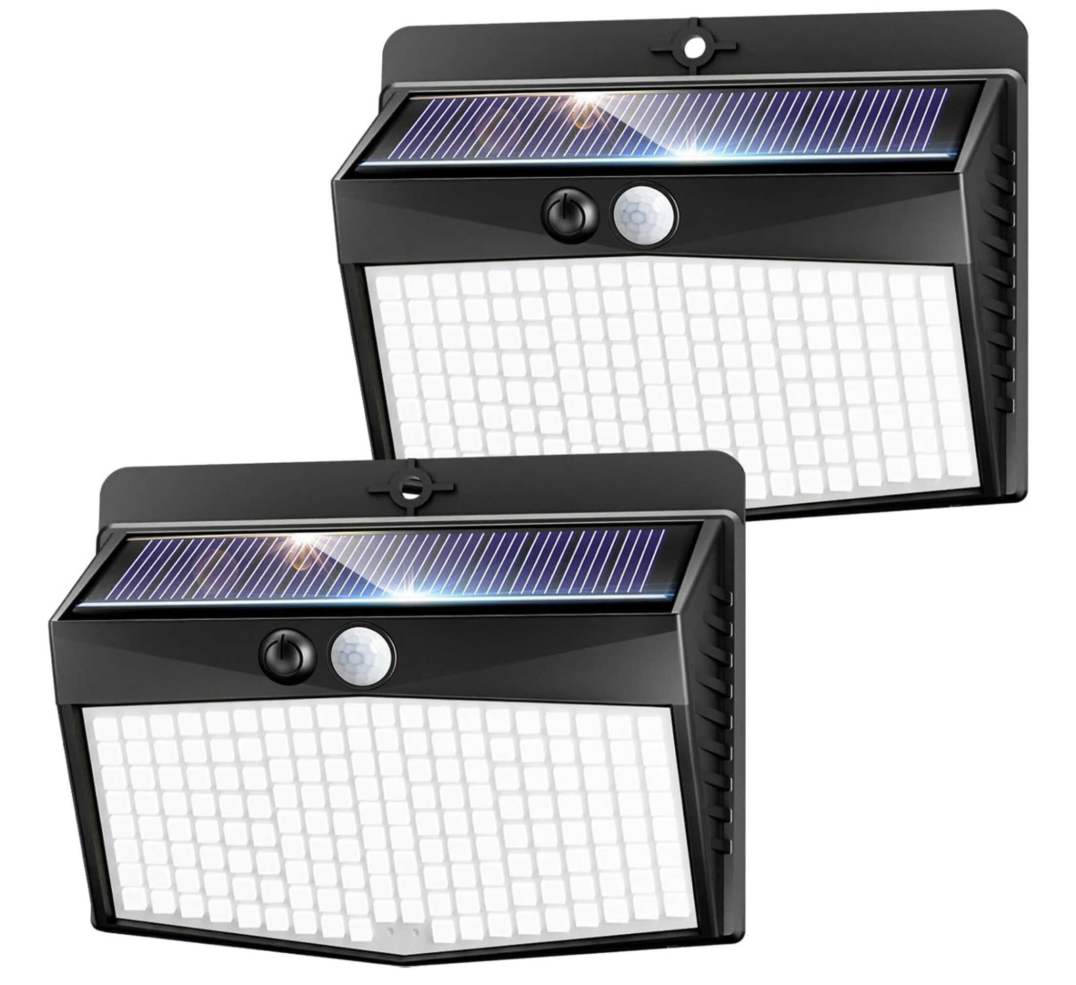 2x nipify Solarlampe für Außen mit Bewegungsmelder ab 9,34€ statt 12,99€