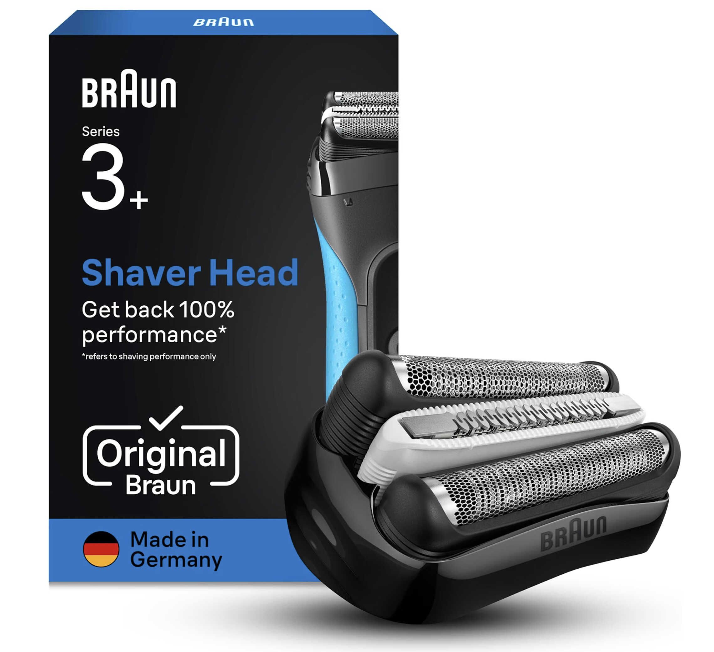 Braun Elektrorasierer Scherkopf Series 3, 32B, Schwarz für 24,19€ statt 27,99€