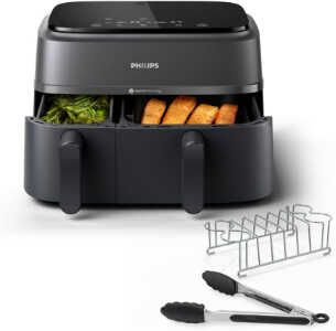 Philips NA350/03 Airfryer 3000 Series Dual Basket Heißluftfritteuse für 129,98€ statt 191,99€