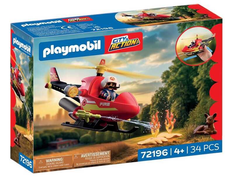 [Prime] PLAYMOBIL City Action Feuerwehr Helikopter (72196)   13,99€ statt 19,94€