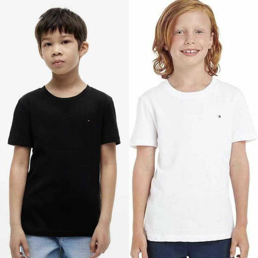 Tommy Hilfiger Jungen T Shirt ab Gr 74 bis 164 (14 Jahre) auch in Weiß   Bio Baumwolle (Prime/Tommy Hilfiger)