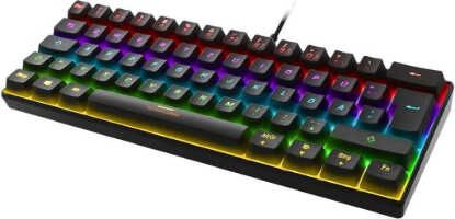 Deltaco DK430 Gaming Tastatur QWERTZ, kabelgebunden, schwarz für 25,90€ statt 39,90€