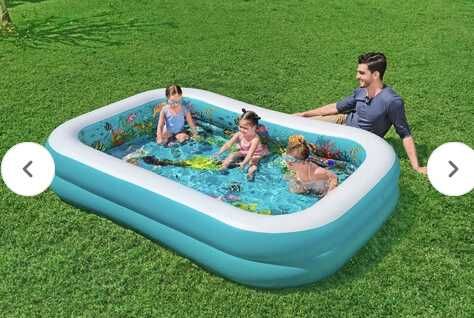 BESTWAY Family Pool 3D Abenteuer (262 x 175 x 51 cm, inkl. 3D Brillen)