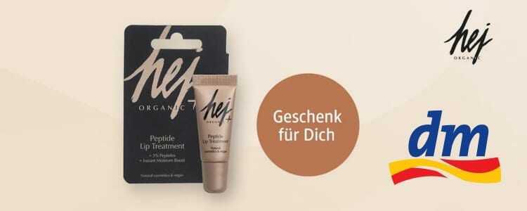Geschenk bei dm: Naturkosmetik Produkte kaufen & Lippenpflege gratis erhalten