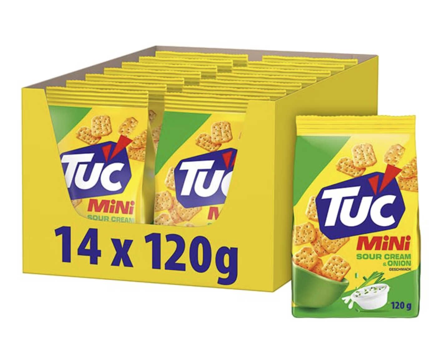 14x120g TUC Mini Sour Cream & Onion ab 10,23€ statt 14,79€