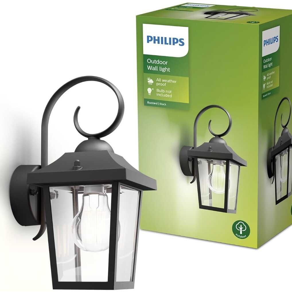 Philips Buzzard Außen-Wandlaterne + E27 LED-Lampe für 29,59€ (statt 35€) Philips Buzzard Außen Wandlaterne + E27 LED Lampe für 29,59€ (statt 35€)