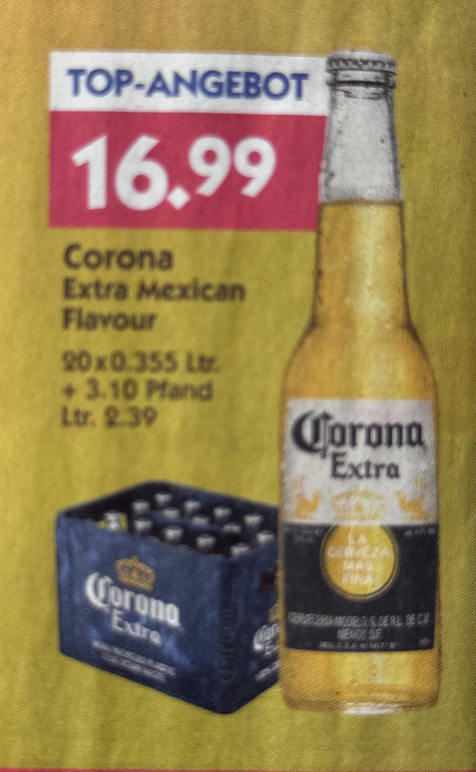 Corona Extra Mexican Flavour für 16,99€ bei Holab, letzter Bestpreis war 20,99 Corona Extra Mexican Flavour für 16,99€ bei Holab, letzter Bestpreis war 20,99