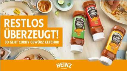 Heinz Curry Gewürz Ketchup mit 50 % Cashback Heinz Curry Gewürz Ketchup mit 50 % Cashback