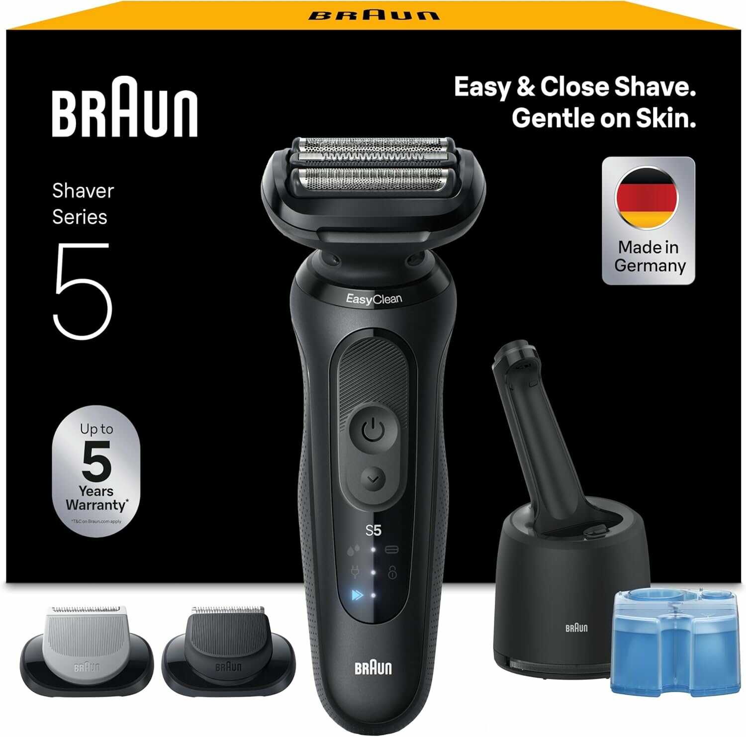 Braun Series 5 52 N7650cc Elektrorasierer mit SmartCare Center und 2 Aufsätzen 119,99€ statt 229,99€