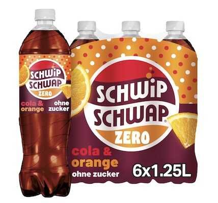 6x SCHWIPSCHWAP ohne Zucker, 1,25 L für 4,74€ statt 5,99€ 6x SCHWIPSCHWAP ohne Zucker, 1,25 L für 4,74€ statt 5,99€