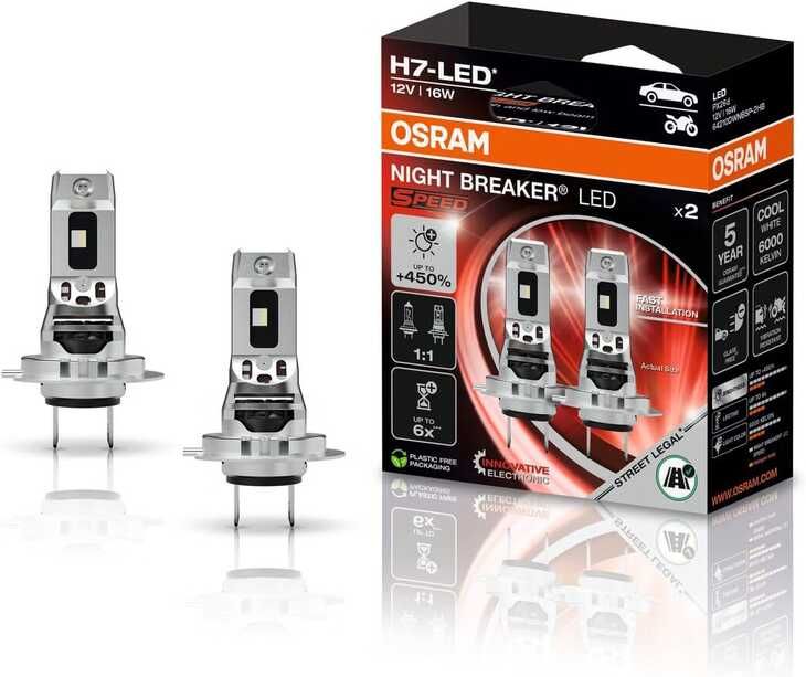 OSRAM NIGHT BREAKER LED SPEED H7 450 104,99€ statt 110€ OSRAM NIGHT BREAKER LED SPEED H7 450 104,99€ statt 110€