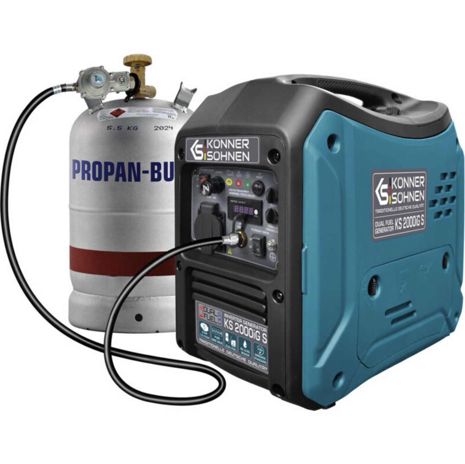 Könner & Söhnen KS 2000iG S Hybrid Inverter (LPG/Benzin), 2.0 kW für 589,12€ statt 699€