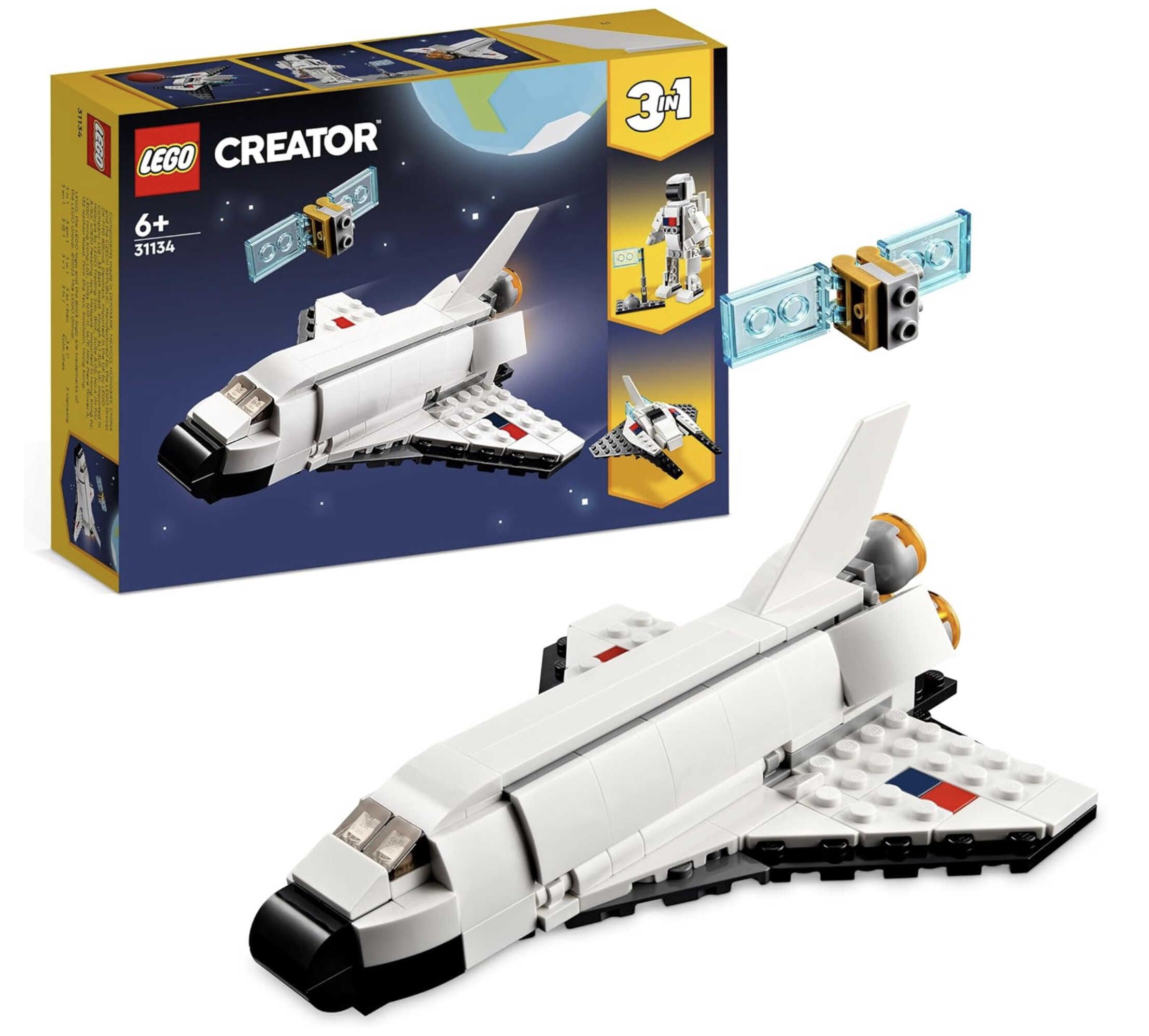 LEGO Creator 3-in-1 Spaceshuttle (31134) für 6,99€ statt 10,44€ LEGO Creator 3 in 1 Spaceshuttle (31134) für 6,99€ statt 10,44€
