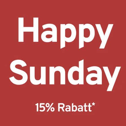 Tchibo: Happy Sunday Shopping   nur heute 15% auf fast alles sparen. Auch auf Kaffee!