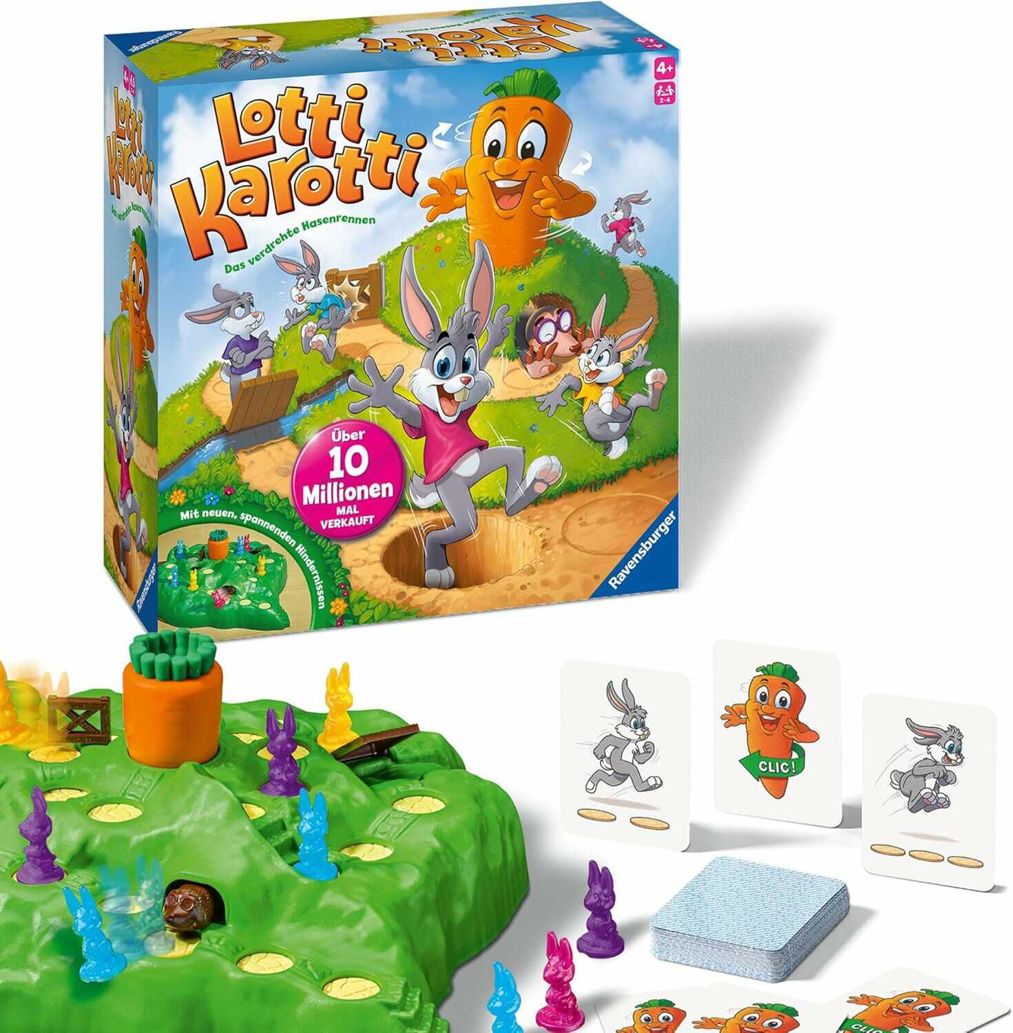 Ravensburger Kinderspiele 22343   Lotti Karotti   Wettlaufspiel für 15,00€ PVG 17,99€