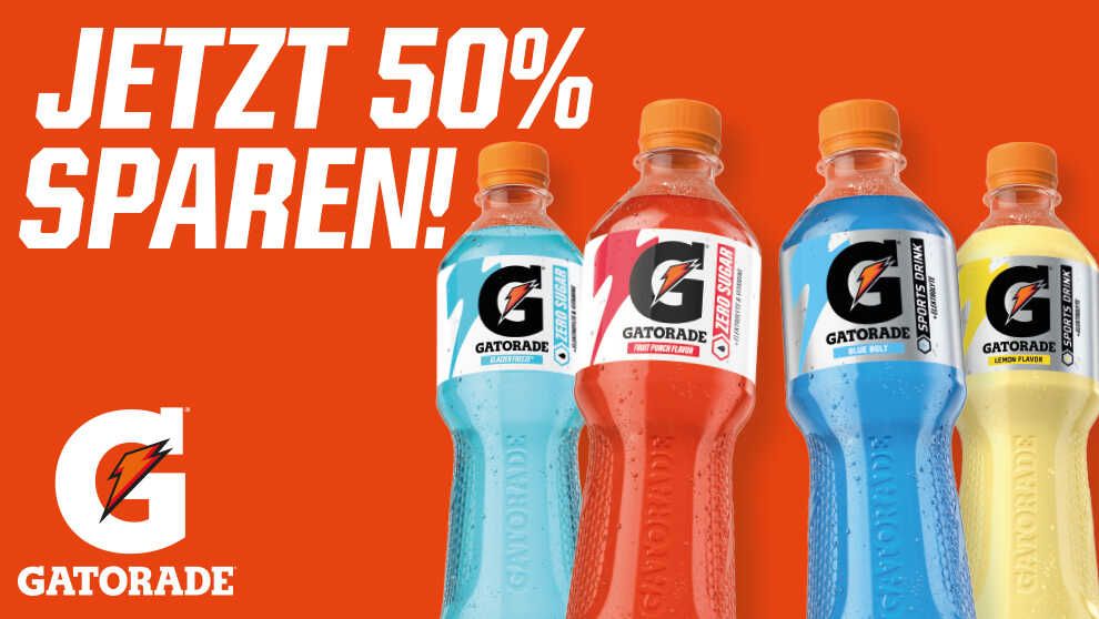50% Cashback Gatorade Sports Drink & Gatorade Zero