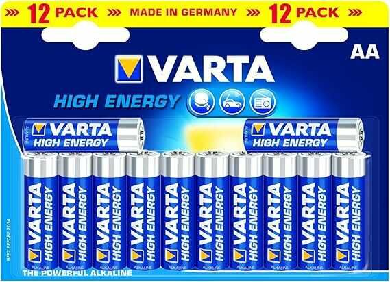 (Prime) VARTA 12er Pack AA Batterien, Longlife Power, Alkaline - Spar-Abo für 3,82€ oder 4,27€ - Made in Germany (Prime) VARTA 12er Pack AA Batterien, Longlife Power, Alkaline Spar Abo für 3,82€ oder 4,27€ Made in Germany