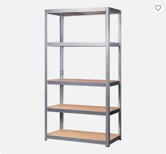 Parkside Schwerlastregal 120×40×180 cm (5 Böden, je 150 kg) 19,99€