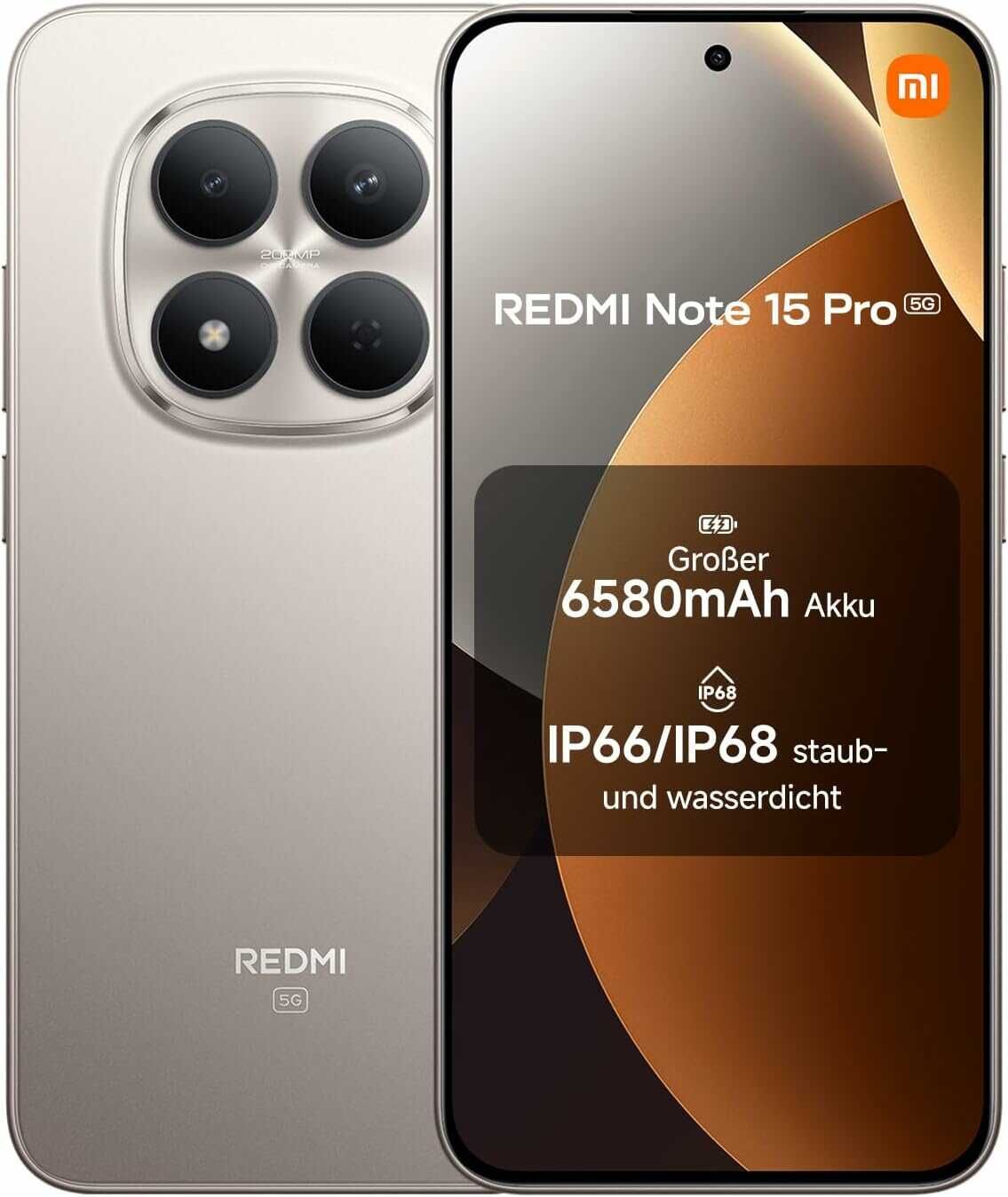 Xiaomi Redmi Note 15 Pro 5G (8/512 GB) 259€ statt 353,40€ Xiaomi Redmi Note 15 Pro 5G (8/512 GB) 259€ statt 353,40€
