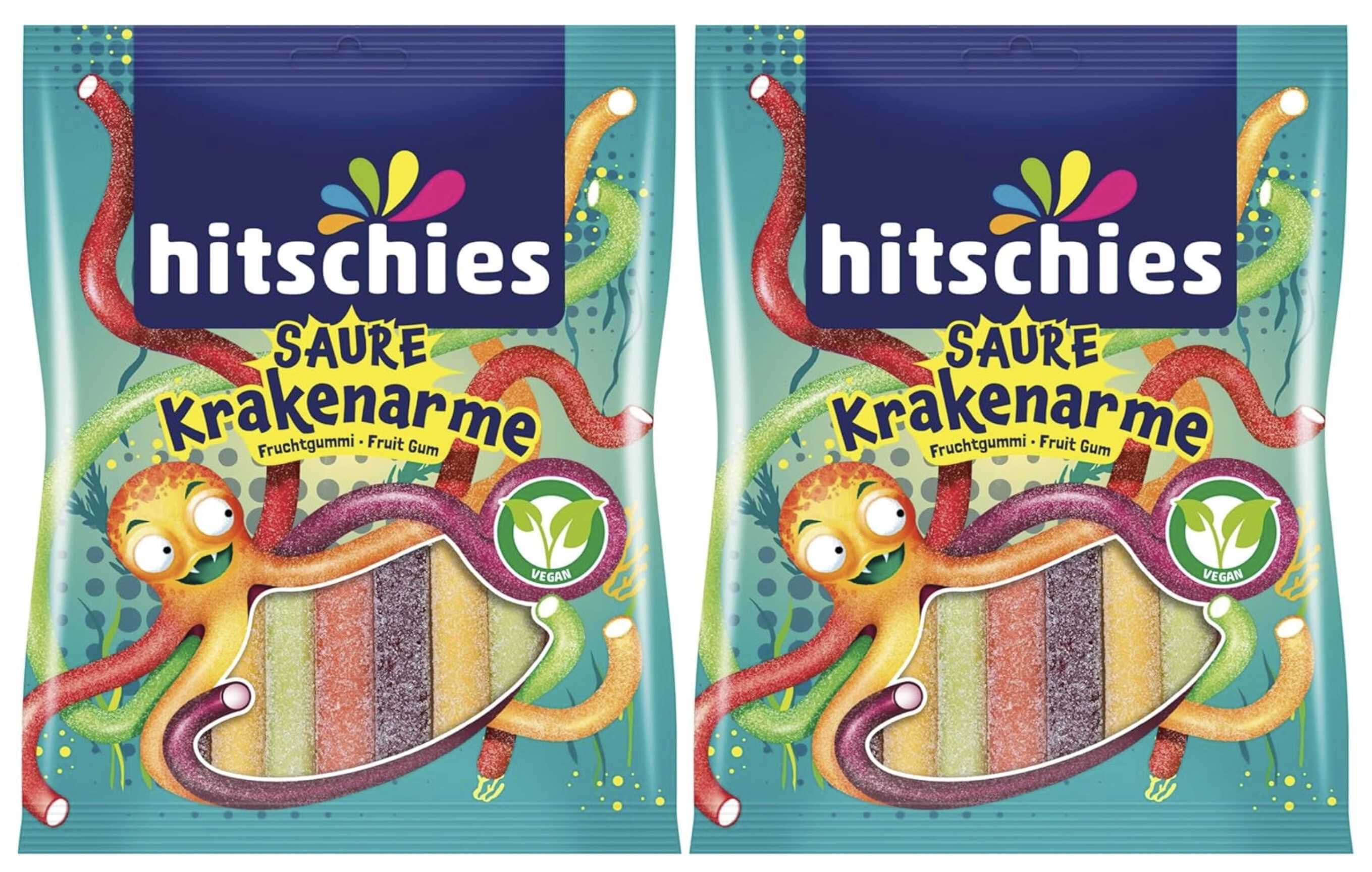 2x hitschies Saure Krakenarme Fruchgummi, 125 g für 1,60€ statt 2,78€