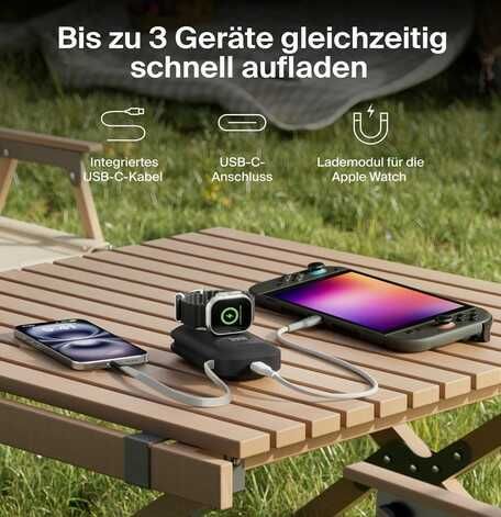 Belkin BoostCharge Pro Powerbank 10K with Apple Watch Charger (Black) für 69,67€ statt 89,99€