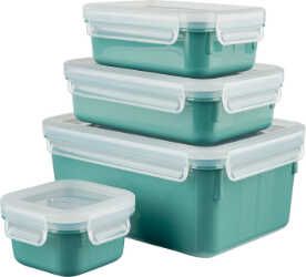 Emsa Clip & Close Color Edition Frischhaltedosenset 4 teilig grün für 12,23€ statt 15,78€