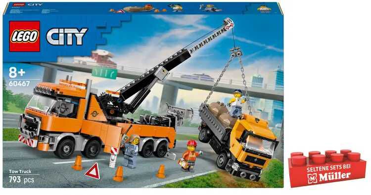LEGO City 60467 Schwerlast Abschleppwagen 63,96€ statt 78,94€