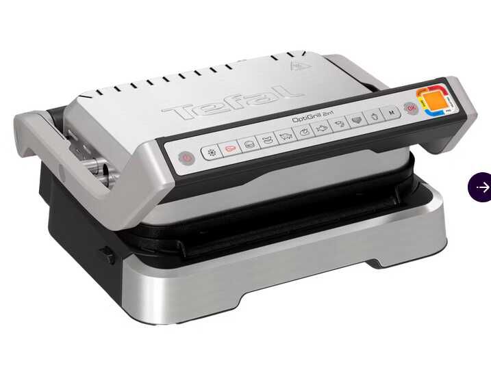 Tefal OptiGrill 2 in 1 intelligenter Tischgrill   Tefal GC772D 127,95€ statt 194,40€