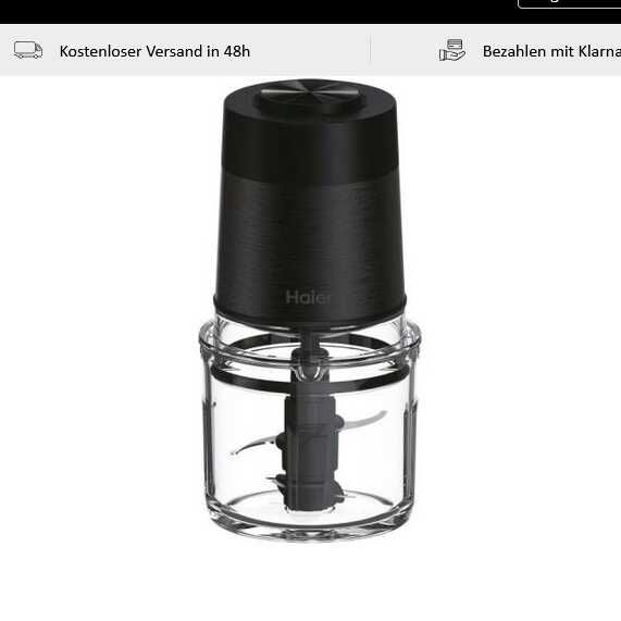 Haier I Master Serie 5 HCH5B1 011 Zerkleinerer / Gemüseschneider 24,99€  statt 72,99€