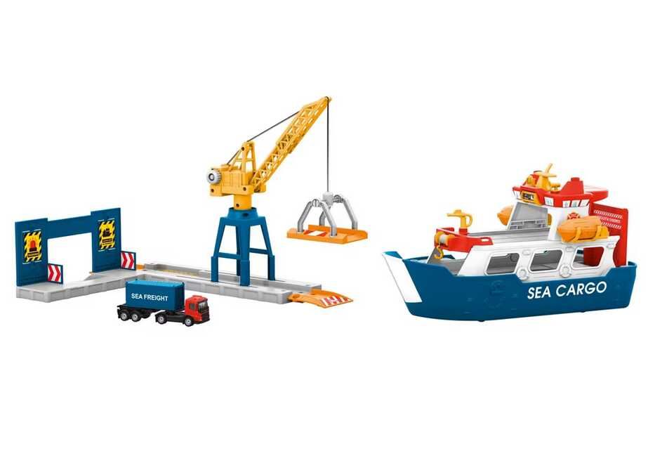Märklin 72223   Märklin my world   Frachtschiff und Hafenkran  15,99€ statt 23,99€